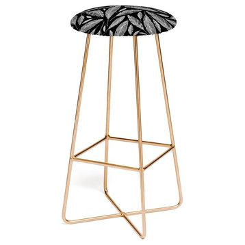 Deny Designs Heather Dutton Float Like A Feather Black Bar Stool