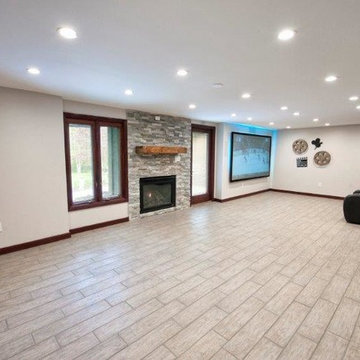 Modern Basement Remodel