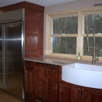 Wellborn Forest Rustic Maple Kitchen