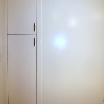 Clear Coat on Maple Makes this Contemporary Kitchen Shine