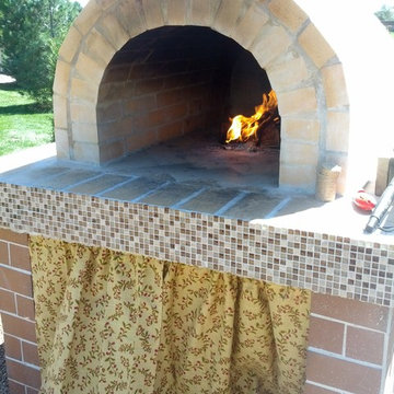 The Dale Family Wood Fired Brick Pizza Oven in Illinois