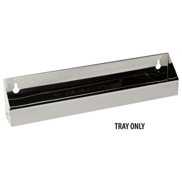 Rev-A-Shelf Stainless Steel Tip-Out Tray, 16 Inch, 6581 Series
