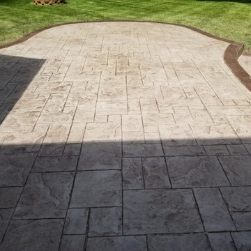 Stamped concrete patio 0037