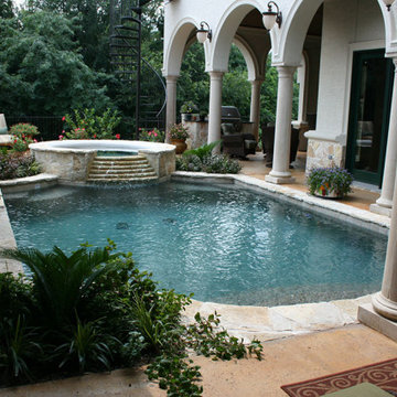 Zero Lot Line Pool Ideas - Photos & Ideas | Houzz