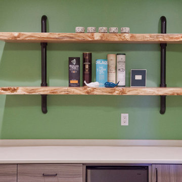 THOM1 - Small Space Design - Library Retreat with Tea Bar