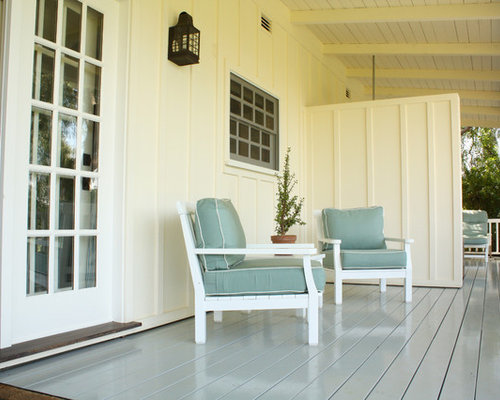 Gray Painted Porch | Houzz