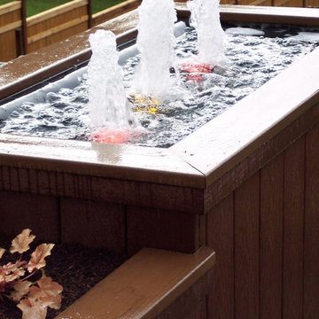 Drilled Fountains Boulder Rocks Pondless waterfeatures