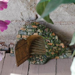 Stonewall Stairs Entry - Garden Statues And Yard Art