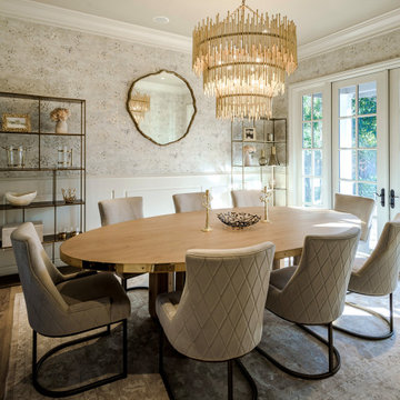 Los Gatos Refined Dining Room • Atelier Noël