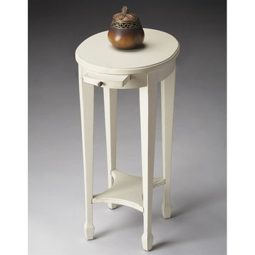 Butler Specialty Accent Table in Cottage White Finish