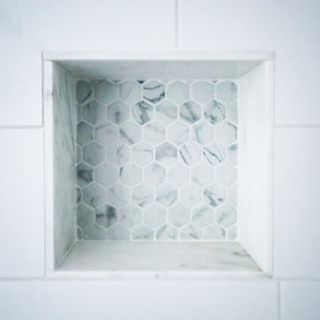 Spacious Shower Niche