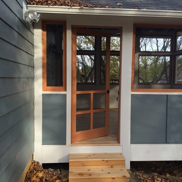 Accessible Screened Porch Cedar Door