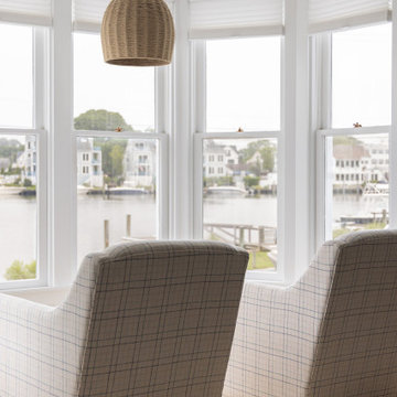 Upscale Maritime in Mystic Family Room
