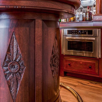 English style basement pub