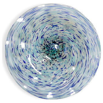 Firenze Decorative Plate, Blue/Beige