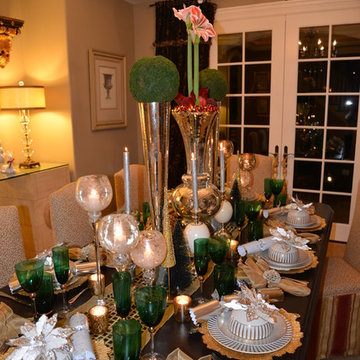 MY 2014 CHRISTMAS TREE, REINDEER & TABLE SETTINGS