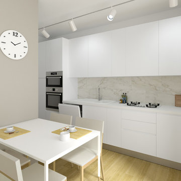 CUCINA E SALA DA PRANZO IN STILE NORDICO