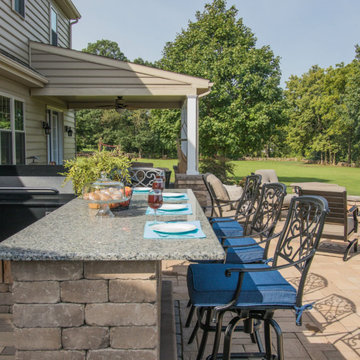 Outdoor Kitchen With Grill