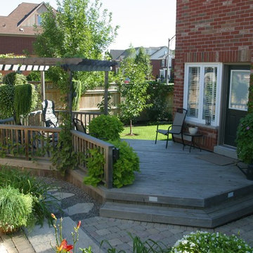 Cedar decks by Hickory Dickory Decks.