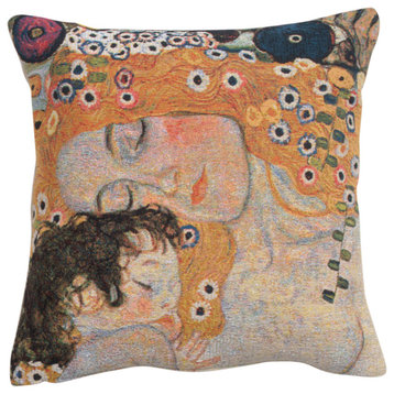 Mother and Child 1 Decorative Couch Pillow Cover