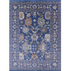 Hand-Knotted Turkish Oushak Wool Rug 9' 1" X 12' 3" - Q15949