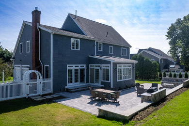 Example of a patio design in Boston