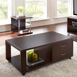 Coffee Table with Wheels Set - Coffee Table Sets