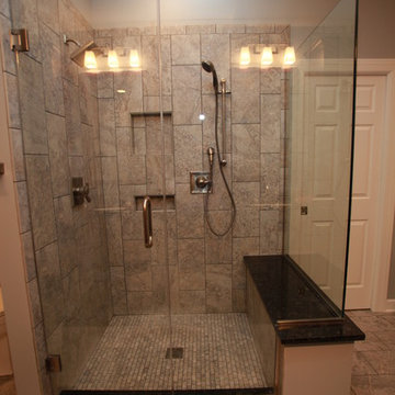 Contemporary Bathroom Remodel in Aurora, IL