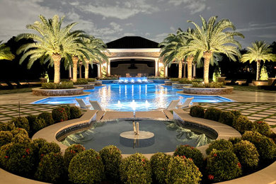 Pool - eclectic pool idea in Miami