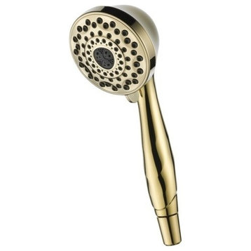 Delta Showering Components 7-Setting Hand Shower, Polished Brass, 59426-PB-PK