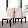 Mason Tufted Dining Chair, Ivory