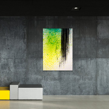Unique Matte Acrylic Glass Art