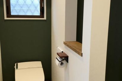 東京23区にあるおしゃれなトイレ・洗面所の写真