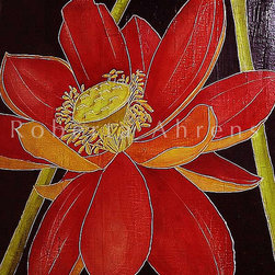 Roberta Ahrens Cracked Linen Botanical Paintings - Products
