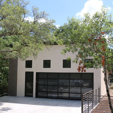 Full-view overhead garage doors