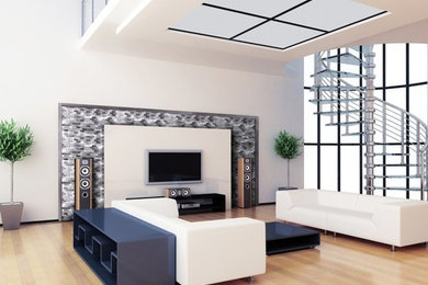Living room TV station decor