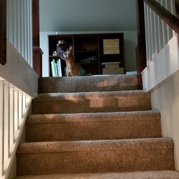 Interior Stair Railing & Stain - Portland, OR