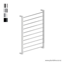 Base 10 Bar Heated Towel Ladder 100X75cm - Heated Towel Rails
