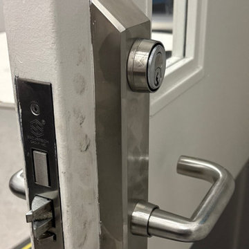 IT Room Door Lock and Alignment Repair — Langley