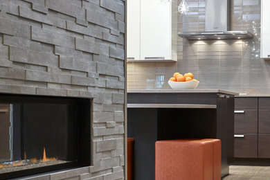 Inspiration for a modern kitchen remodel in Other