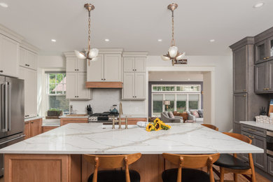 Example of a kitchen design in Philadelphia