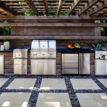 Wood Look-A-Like Exterior Kitchen