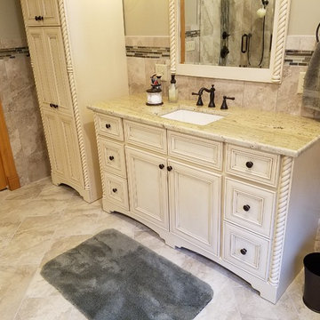 Bertch Vanity, Linen Cabinet and Mirror - Donovan Series