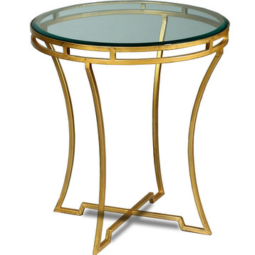 Round Side Table - Gold