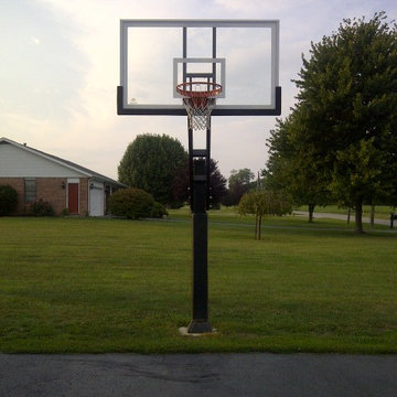 Mike K's Pro Dunk Diamond Basketball System on a 21x42 in Sugarland, TX