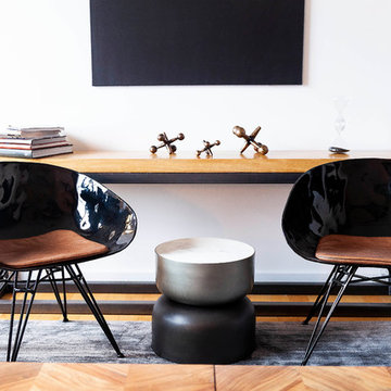 Industrial Chic-Mid Century Modern City Condo