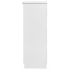 Better Home Products Xia 5 Drawer Chest of Drawers in White