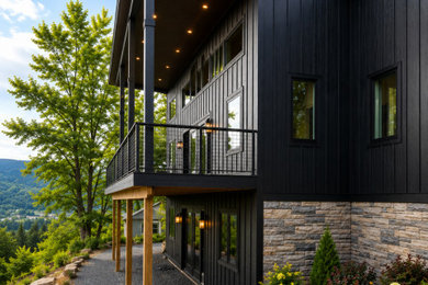 Inspiration for a contemporary exterior home remodel in Other
