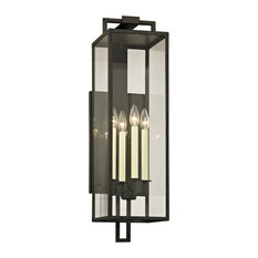 Troy Lighting B6383 Beckham 4 Light 28-1/2" Tall Outdoor Wall - Forged Iron