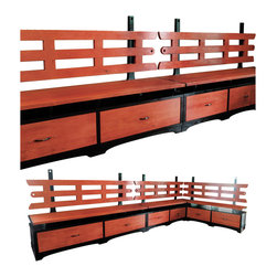 Arizmendi pizza indoor bench - Furniture